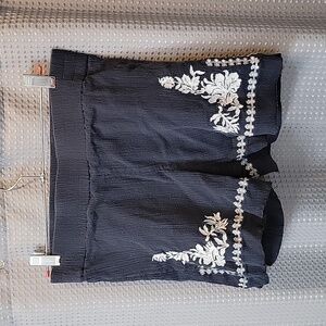 Ann Taylor Cotton Embroidered Shorts Size XS